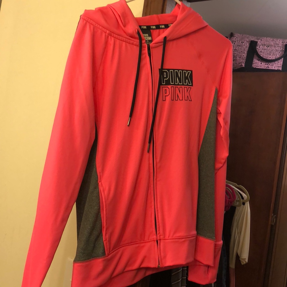 Pink hoodie